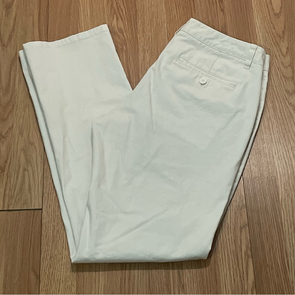 Bonobos Men’s 32x32 Chino Pants Beige Slim Flat Front Straight Fit Preppy Office
